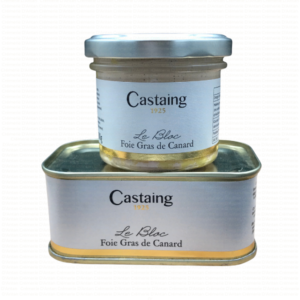 Bloc foie gras canard conserve