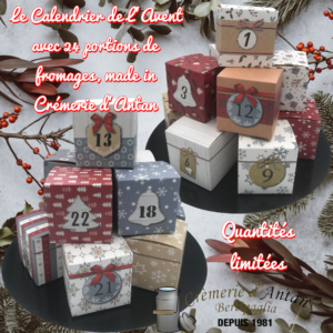 Calendrier de l'Avent pour les amateurs de bons fromages - PRÉCOMMANDE